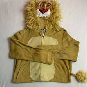 Lion costume on peice size large